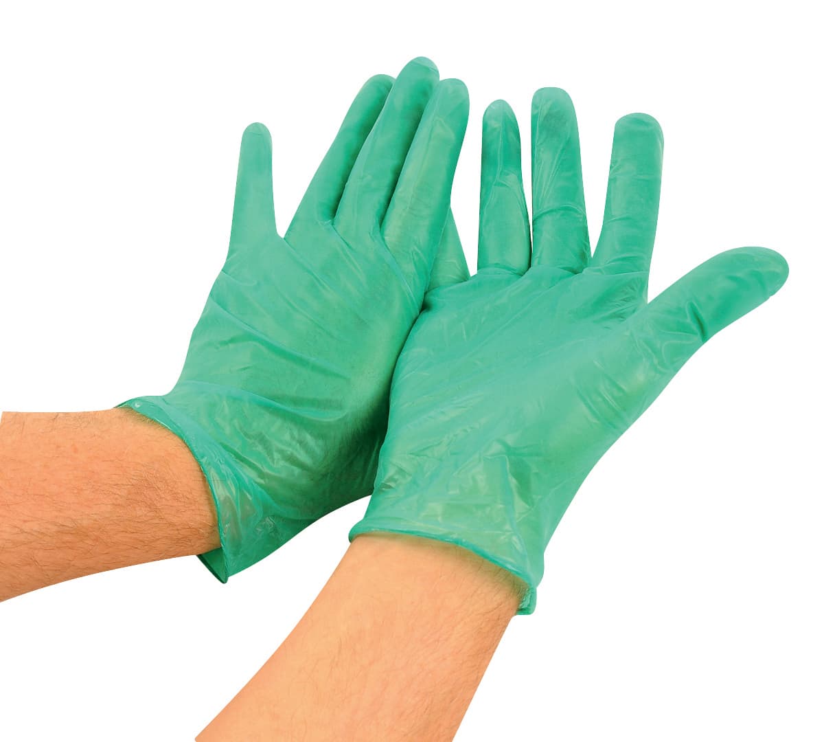 GLOVES VINYL/GREEN XL 100 National Maintenance Supply Co. Inc