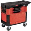 RUBBERMAID 6180-88 TRADES CART W-LOCKING CABINET 38X19X34 FG618088BLA