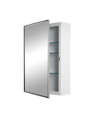 Recessed Medicine Cabinet in Stainless Steel