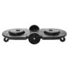 RUBBERMAID TANDEM DOLLY BLACK FG264600BLA