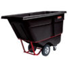 RUBBERMAID 1316 TILT TRUCK 1CU YARD 2100LB CAP. BLACK FG131600BLA