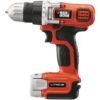 B&D DRILL/DRIVER 3/8 CORDLESS BDCDD12C/LDX112C 12V