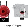TOTO TOILET FLAPPER 2023BP