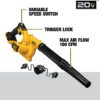 DEWALT BLOWER KIT DCE100M1 (blower,battery,charger,acc)