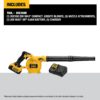 DEWALT BLOWER KIT DCE100M1 (blower,battery,charger,acc)