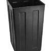TRASH CAN 40GALLON STONE SIDES W/ASHTRAY SSZ-ALP-472-40-STO