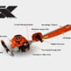 HEDGE TRIMMER 28" THREE SIDED ECHO X SERIES HCS2810
