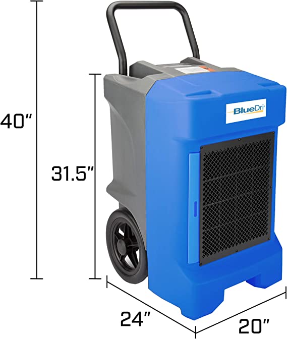 BLUEDRI DEHUMIDIFIER 225 PPD/130PPD AHAM National Maintenance Supply