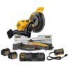 DEWALT CORDLESS COMPOUND MITER SAW 12" DOUBLE BEVEL W/2 BATTERIES DHS790AT2