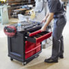 RUBBERMAID 7734-88 TRADES CART W-LOCKING CABINET FG773488BLA